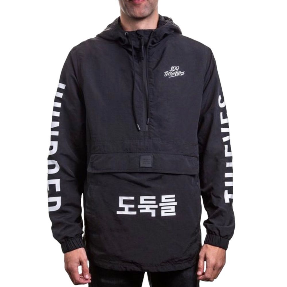 Original Hundred Thieves Black Zip‎ Pullover L